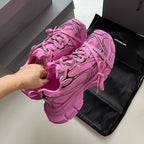 Sky Blue and Pink Sneakers
