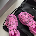 Sky Blue and Pink Sneakers