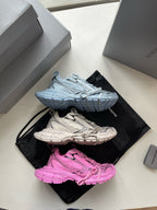 Sky Blue and Pink Sneakers