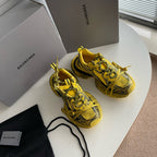 Caged Panel Runner Gelbe Sneakers