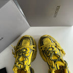 Caged Panel Runner Gelbe Sneakers