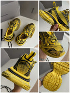Caged Panel Runner Gelbe Sneakers