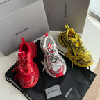 Caged Panel Runner Gelbe Sneakers