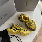 Caged Panel Runner Gelbe Sneakers