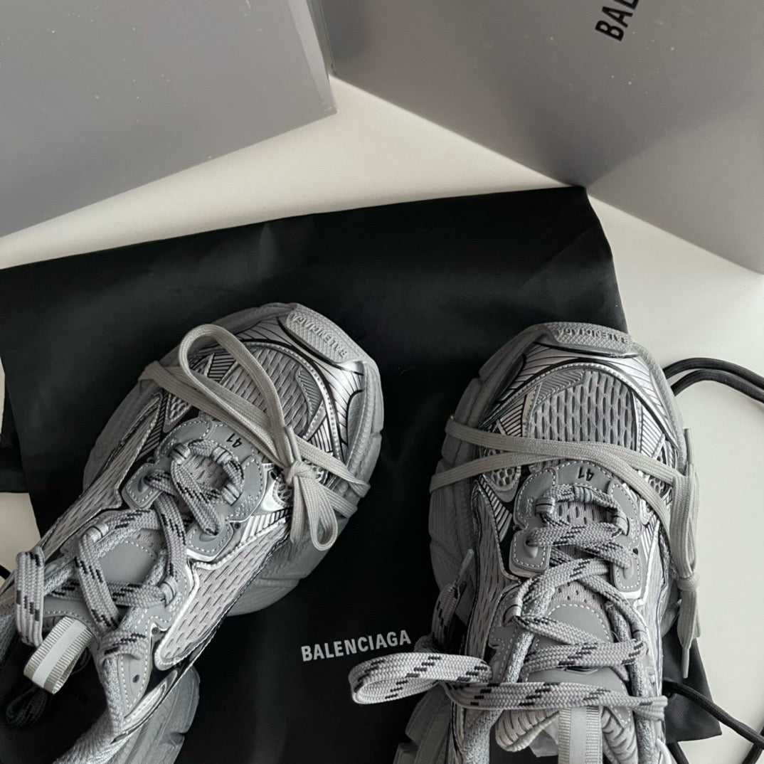 Black and Grey Sneakers
