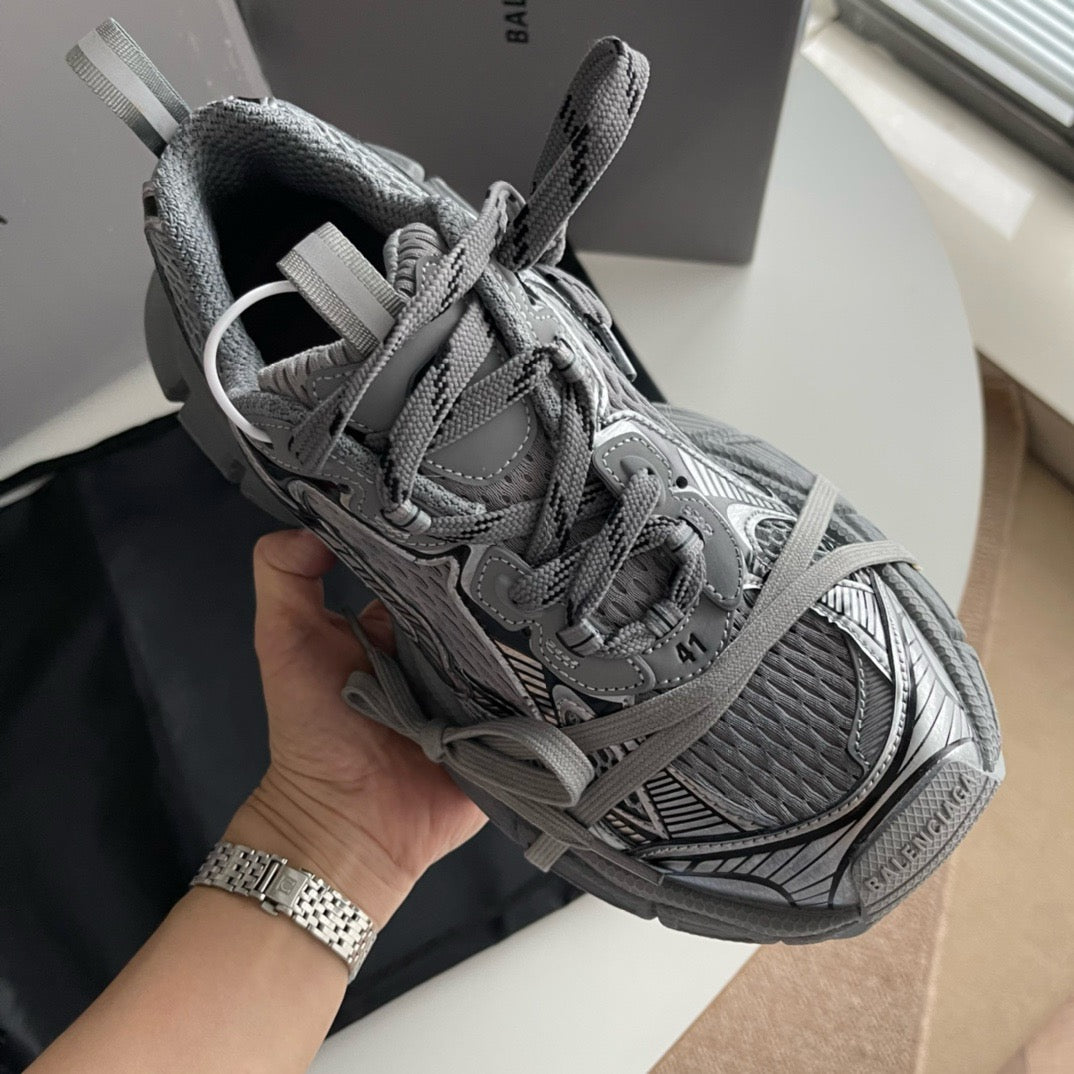 Black and Grey Sneakers