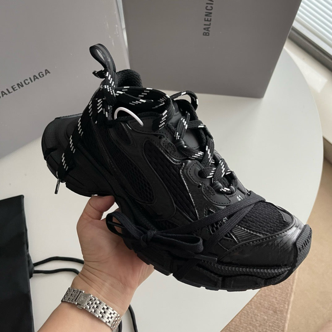 Black and Grey Sneakers