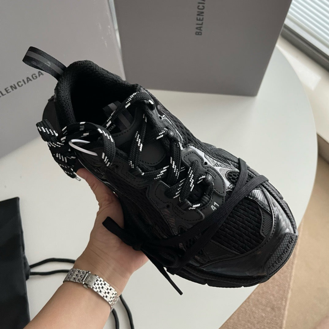 Black and Grey Sneakers