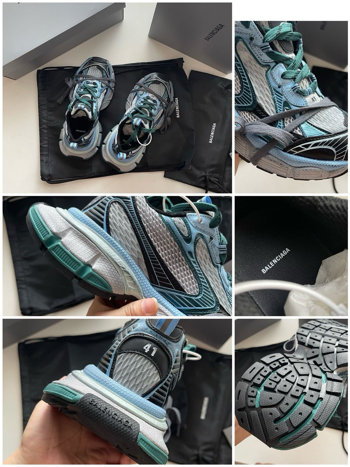 Caged Panel Runner Sneakers