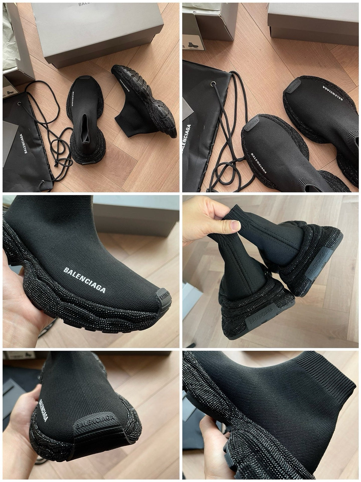 Black and White Sneakers