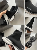 Schwarze und Khakifarbene Turnschuhe