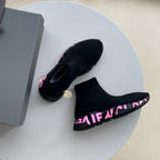 Speed-Socken-Sneaker Schwarz