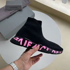 Speed-Socken-Sneaker Schwarz