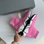 Speed-Socken-Sneaker Schwarz
