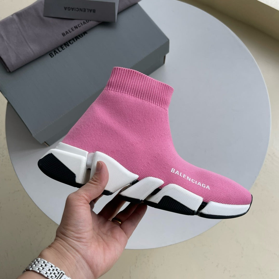 Speed-Socken-Sneaker Schwarz