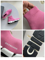 Speed-Socken-Sneaker Schwarz