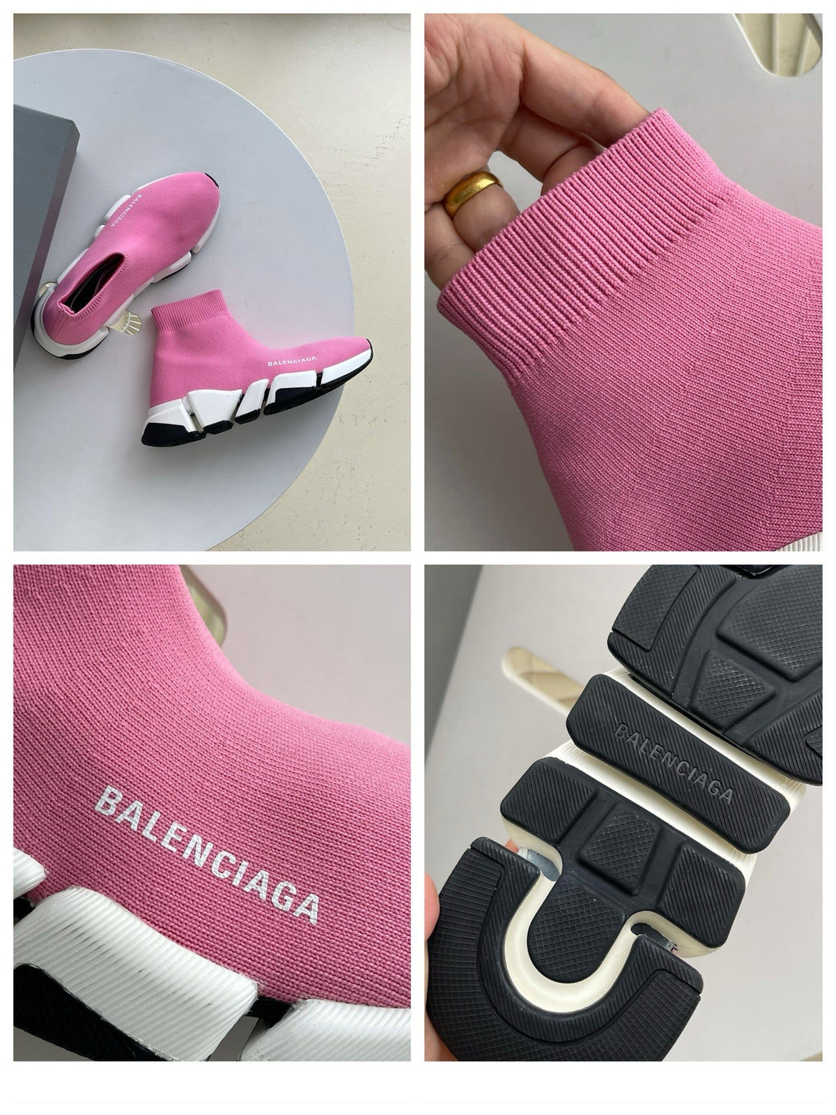 Speed-Socken-Sneaker Schwarz