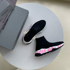 Speed-Socken-Sneaker Schwarz