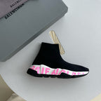 Speed-Socken-Sneaker Schwarz