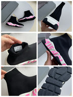 Speed-Socken-Sneaker Schwarz