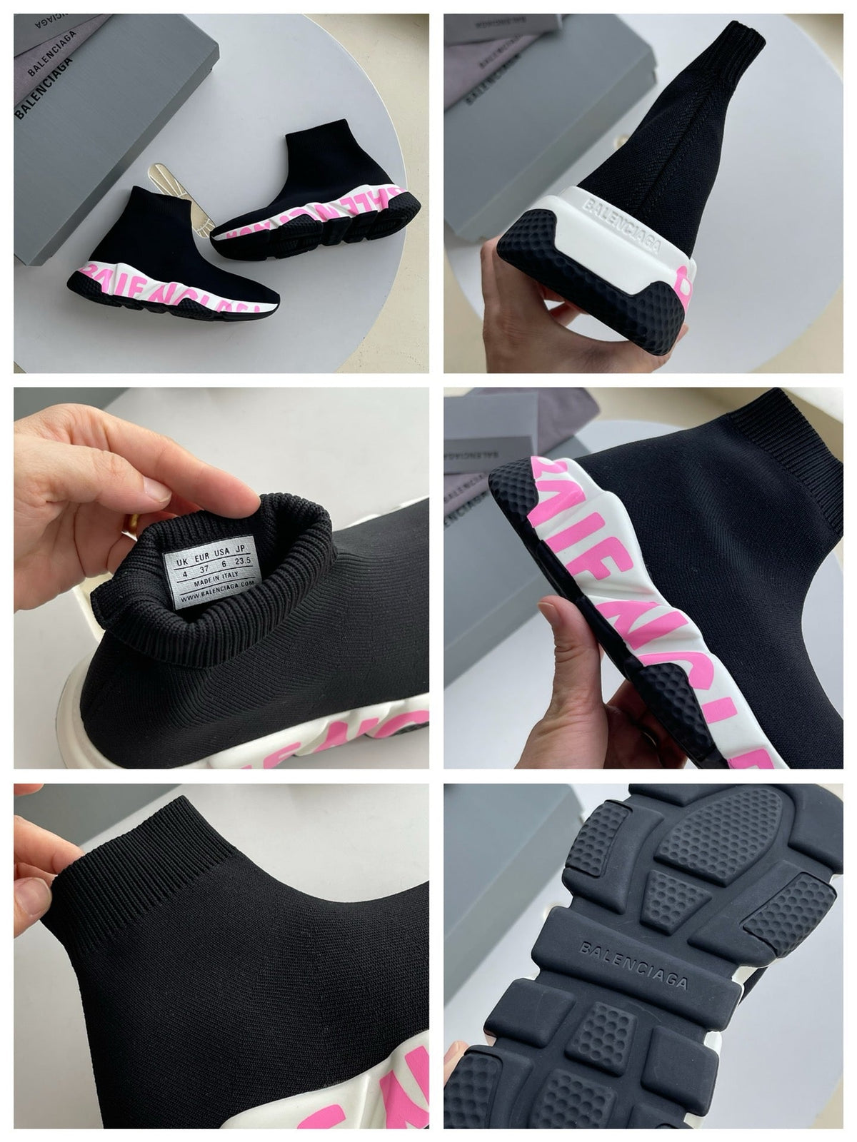 Speed-Socken-Sneaker Schwarz