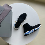 Speed-Socken-Sneaker Schwarz