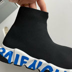 Speed-Socken-Sneaker Schwarz