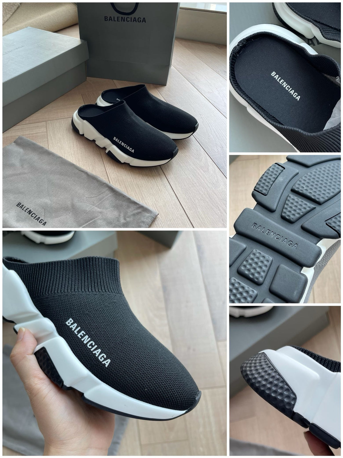 Mehrfarbige Mules