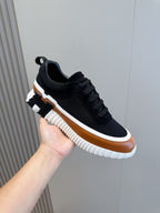 Navy Knit Contrast Sole Runner – Herren