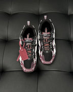 Black Mesh Graphic Chunky - Men's