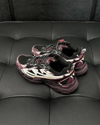 Black Mesh Graphic Chunky - Men's
