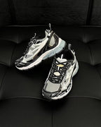 White Mesh Graphic Chunky - Men's