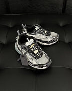 White Mesh Graphic Chunky - Men's