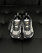 White Mesh Graphic Chunky - Men's