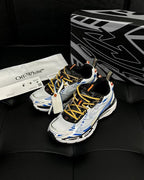 White Mesh Graphic Chunky - Men's