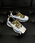 White Mesh Graphic Chunky - Men's