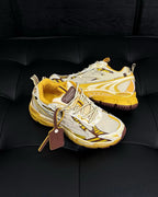 White Mesh Graphic Chunky - Men's