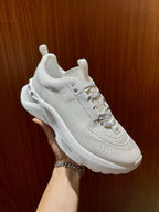 Cream Leather Colourblock Chunky - Men's