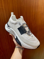 Cream Leather Colourblock Chunky - Men's