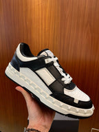 Cream Leather Colourblock Chunky - Men's