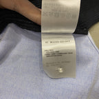 Schwarzer Baumwollpullover mit Kontrastsaum – Herren