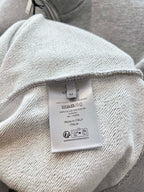 Grauer Baumwoll-Half-Zip - Herren
