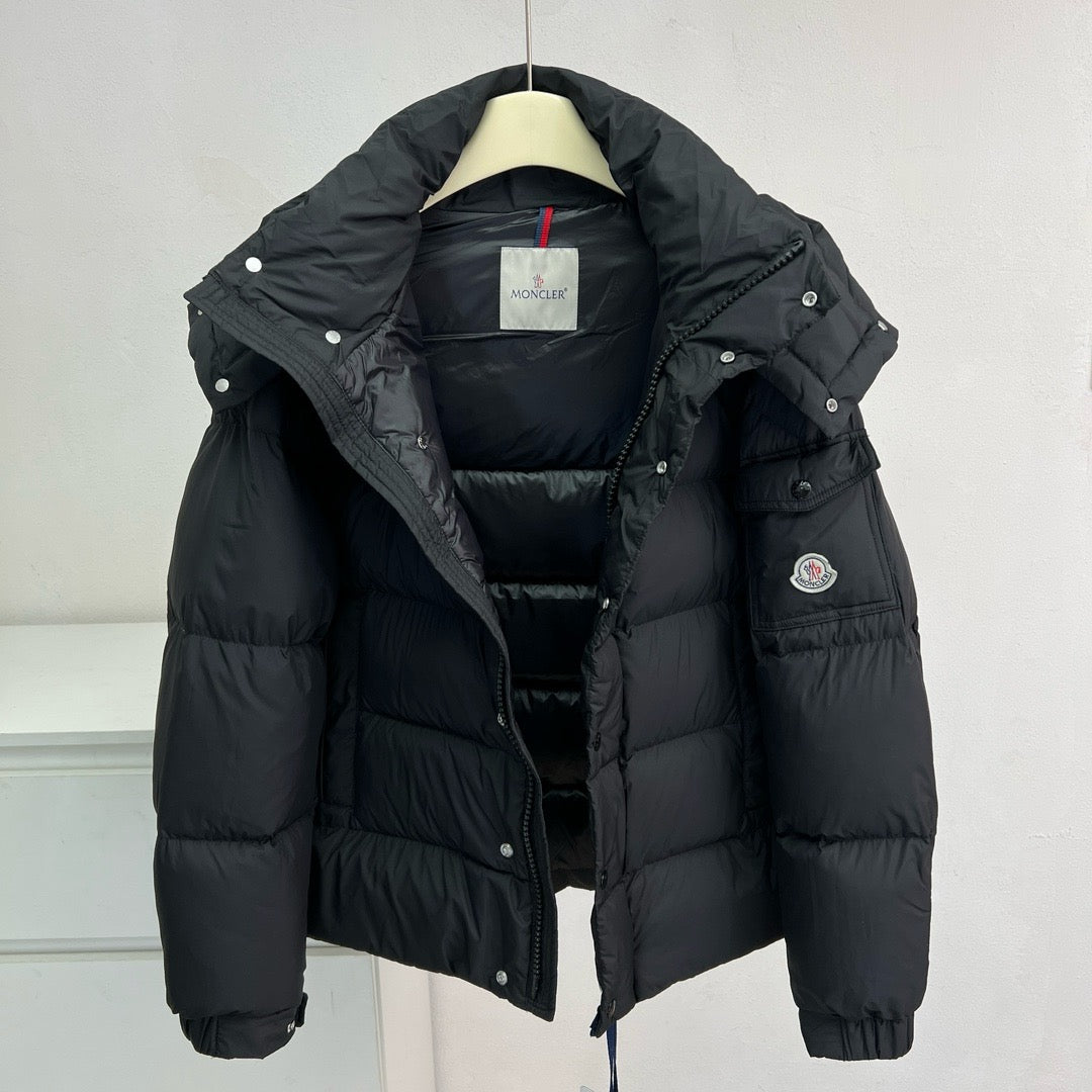 Schwarze Steppjacke – Herren