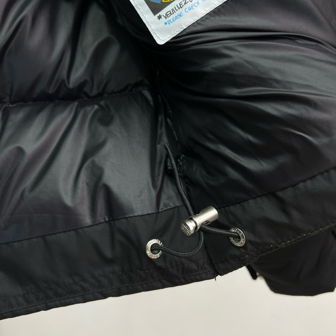 Schwarze Steppjacke – Herren