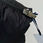 Schwarze Steppjacke – Herren
