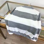 Gestreiftes Strickpolohemd – Herren