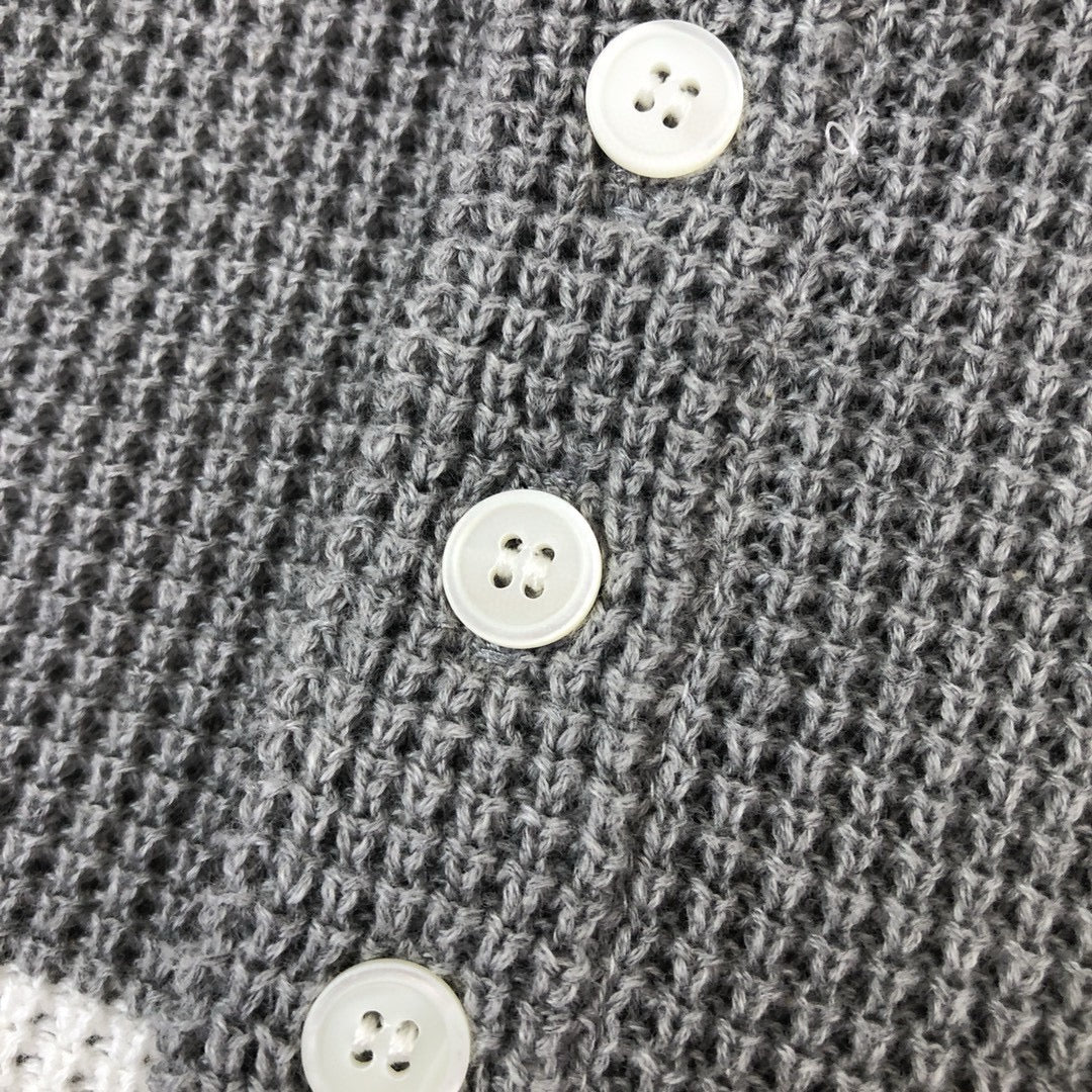 Gestreiftes Strickpolohemd – Herren