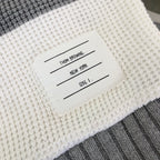 Gestreiftes Strickpolohemd – Herren