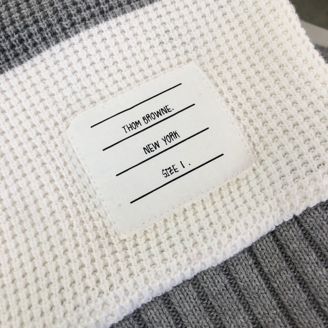 Gestreiftes Strickpolohemd – Herren