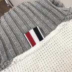 Gestreiftes Strickpolohemd – Herren